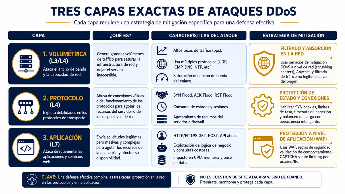 Diagrama ilustrativo de ataques ddos como protegerse