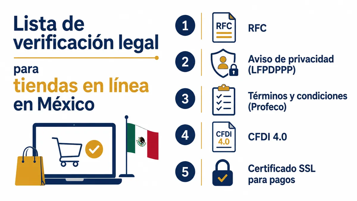 Diagrama ilustrativo de como crear tienda en linea mexico
