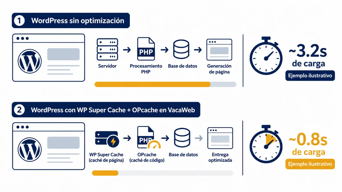 Diagrama ilustrativo de instalar wordpress cpanel